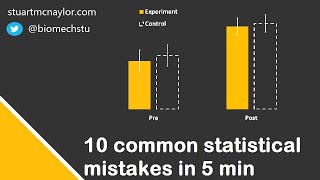 Ten Statistical Mistakes in 5 Min [upl. by Ellatnahc]