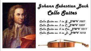 Johann Sebastian Bach  Cello suites in 432 Hz great for reading or studying [upl. by Leibrag48]