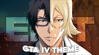 Aizen x Urahara  GTA IV Theme Edit [upl. by Brietta]